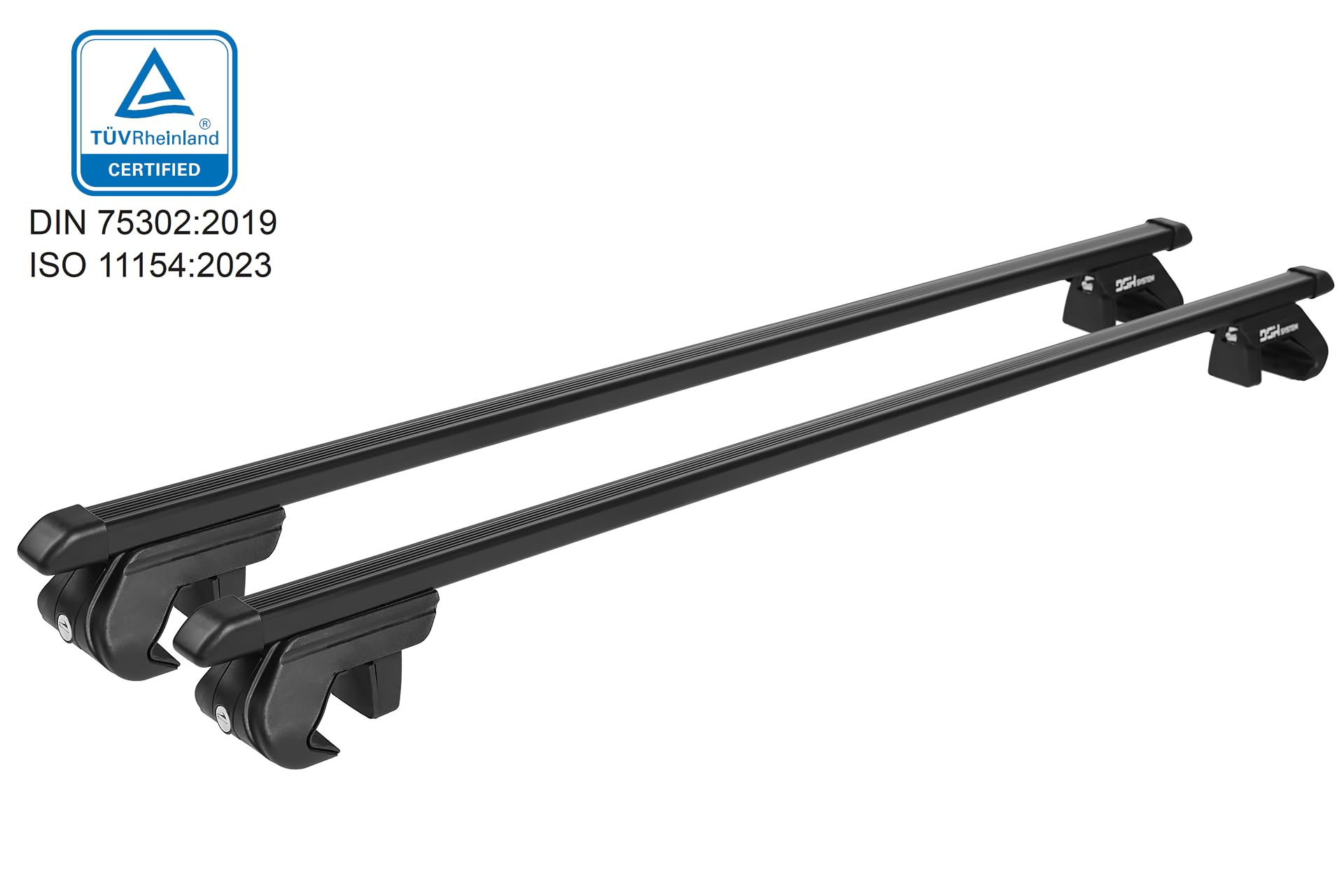 Bacas Barras de Techo RIELES Compatible con Volkswagen T-Cross SUV 5-Puertas Desde 2019 MAX 90 kg 120 cm Acero