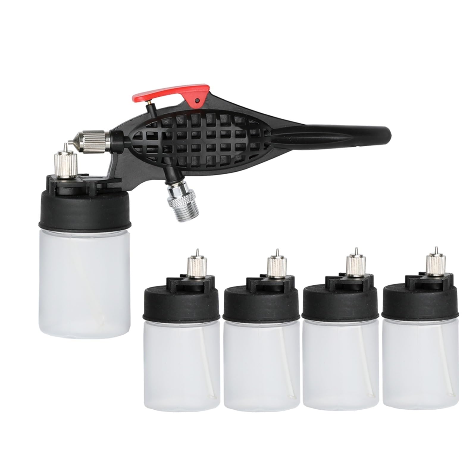TRDEWR Atomizing Siphon Feed Airbrush 0.3mm Single Action Air Brush Kit For Makeup Body Painting Tattoo Hobby Wide Application
