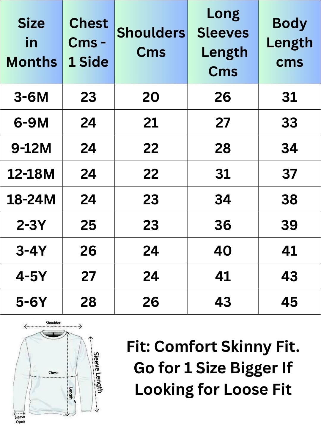 TuddyBuddy Boy's 100% Organic Cotton Ribbed Long Sleeves Tops/T-Shirt (5 Years-6 Years, Pack of 5, Assorted) - Image 7 thumbnail