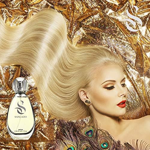 SANGADO Absolute Adoration Perfume For Women, 8-10 Hours Long-Lasting, Luxury Smelling, Floral Fruity, Fine French Essences, Extra-Concentrated (Parfum), Sensual, 50 ml Spray