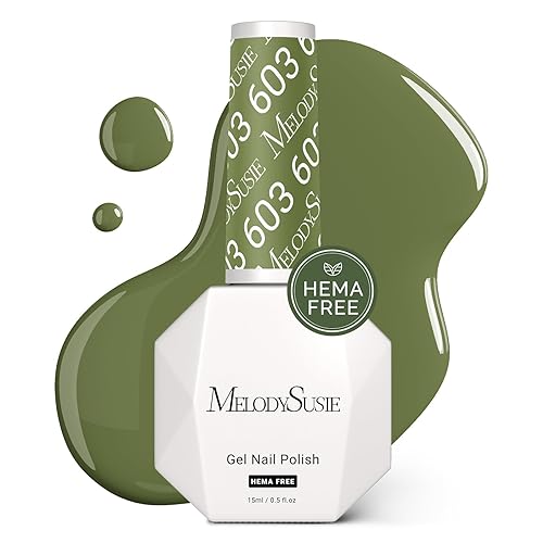 MelodySusie Hema Free Gel Nail Polish, 0.5 Fl Oz Thick