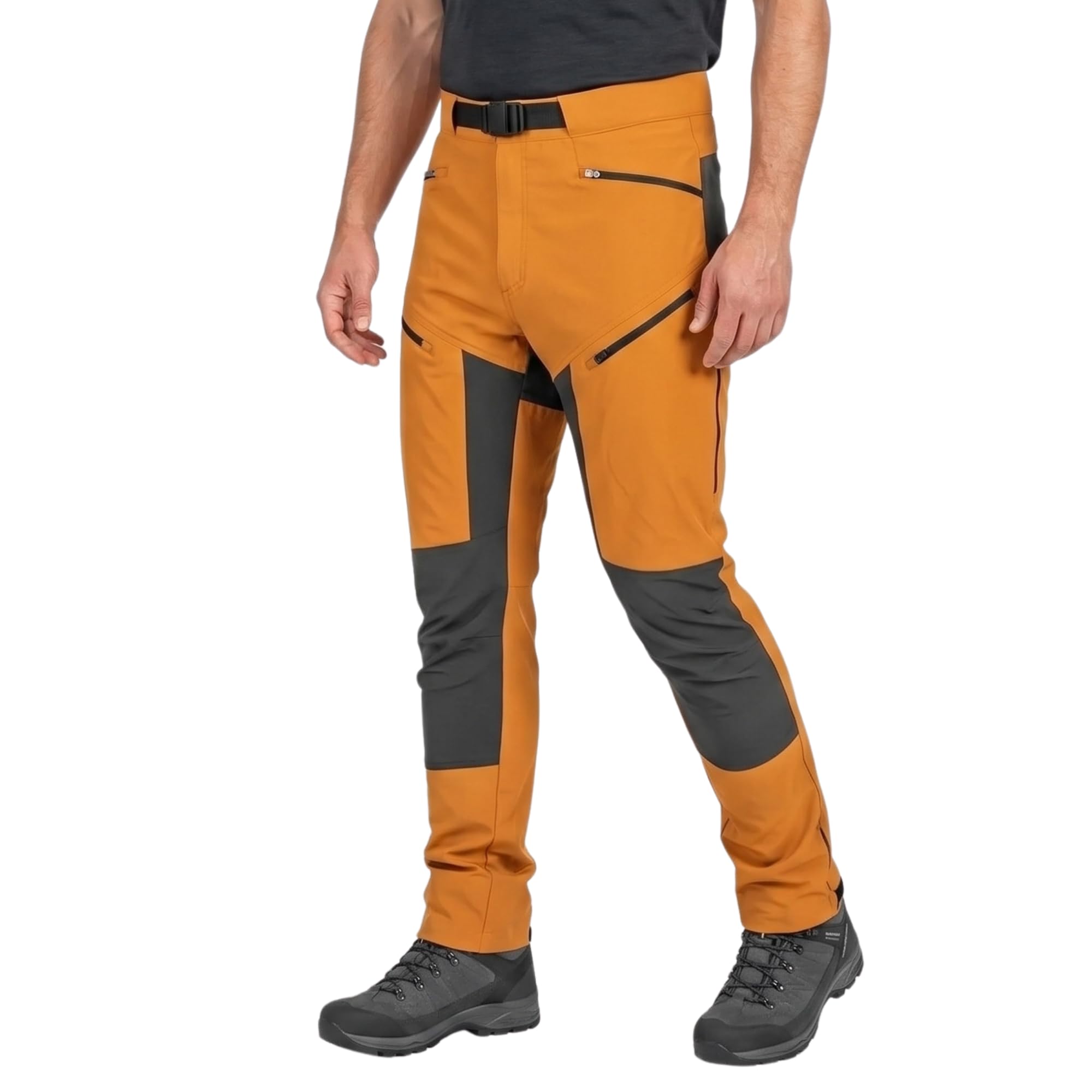 NEO TOOLS Pantalones de trabajo multifunción clásicos, pantalones de trabajo ligeros para hombre, pantalones largos para el trabajo, pantalones de cintura premium con muchos bolsillos y rodillas