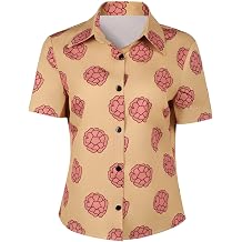 Captain Tashigi Cosplay Costume Adults Tashigi Printed Top Short Sleeved Shirt Halloween Womens Outfits