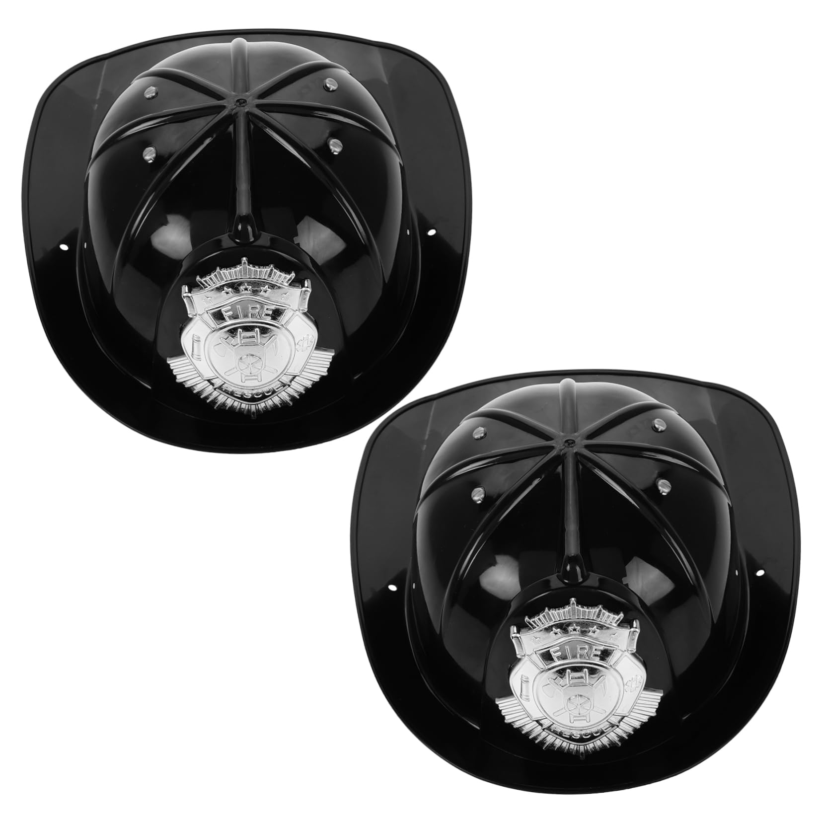 JOINPAYA 2pcs Kids Firefighter Hat Toddler Dress up Set Fireman Helmet Accessory