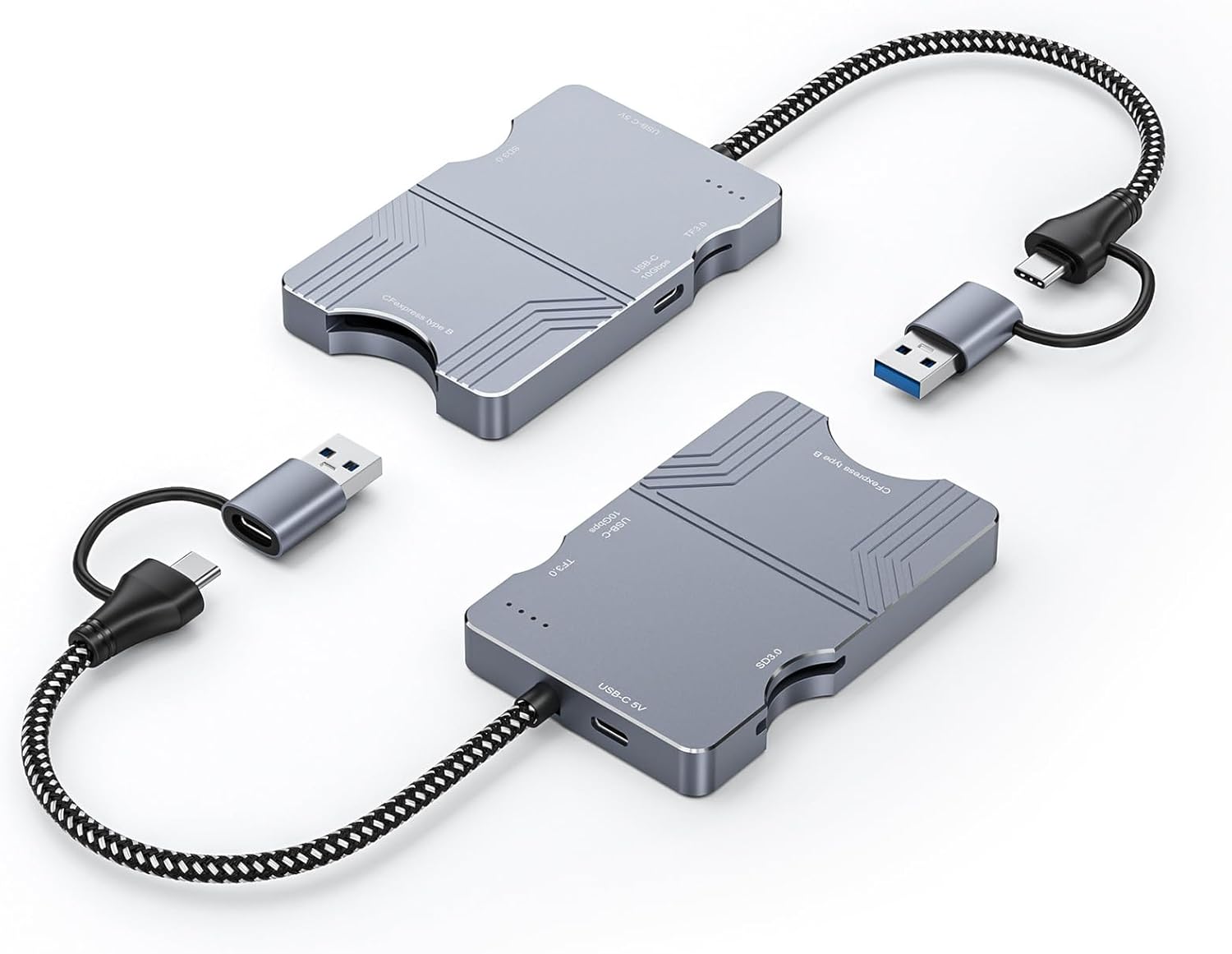 Easy Use CFEB Card Reader 10GB Rapid Transfer Compatible SD3.0 Memory Cards Durability Cfeb Reader