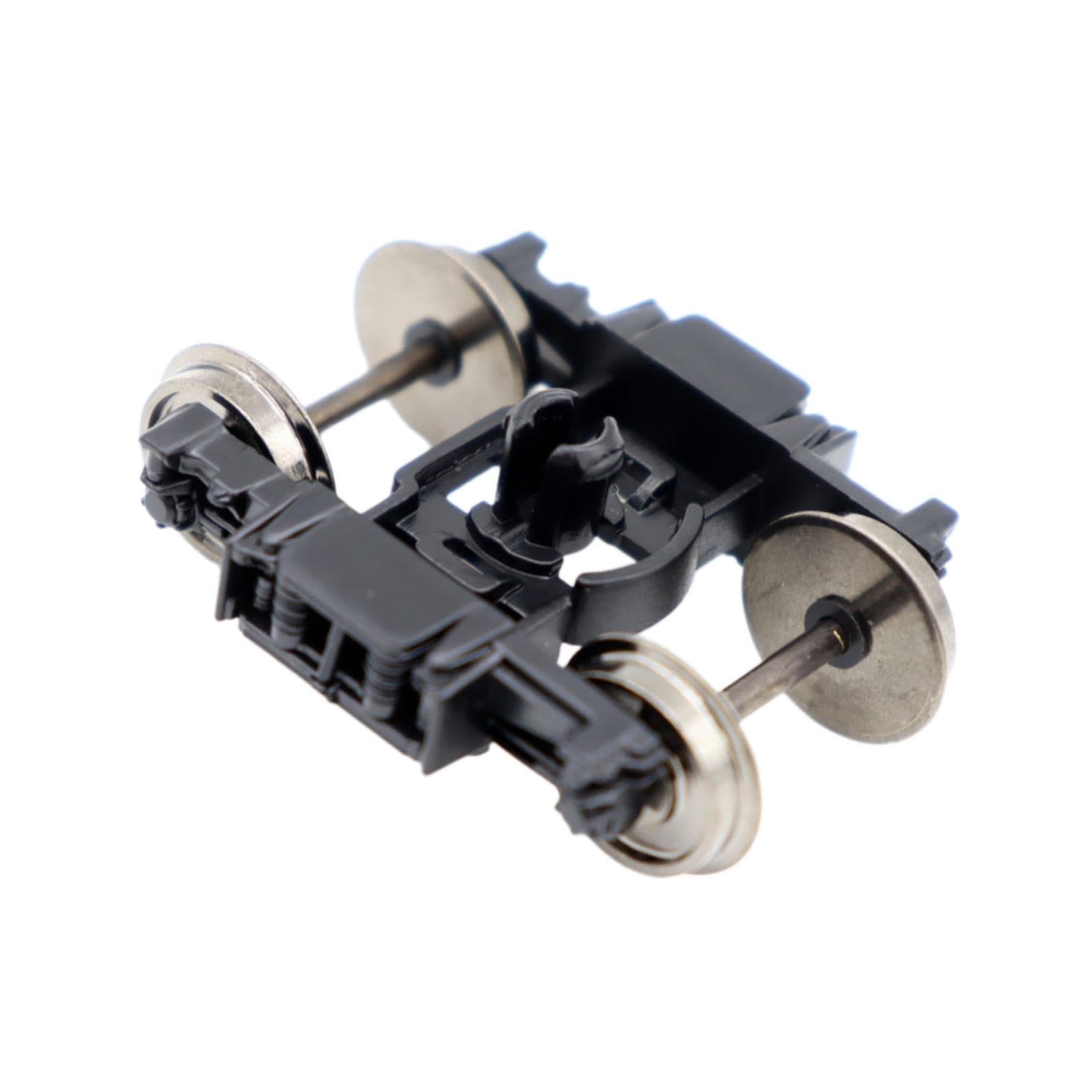 Milageto Lot de 2 roues de train en métal à l'échelle HO pour modèles de trains 1/87, ensemble de roues CC en alliage avec performance de roulement lisse, accessoires de roue de Milageto Lot de 2 roues de train en métal à l'échelle HO pour modèles de trains 1/87, ensemble de roues CC en alliage avec performance de roulement lisse, accessoires de roue de