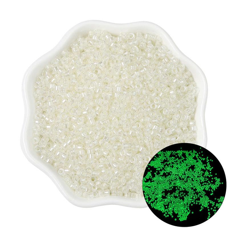THAYLA 31000/62000 sztuk 2,5 mm jasne szklane koraliki do produkcji biżuterii kucyk koraliki ryżowe mini koraliki do bransoletki DIY koraliki perłowe