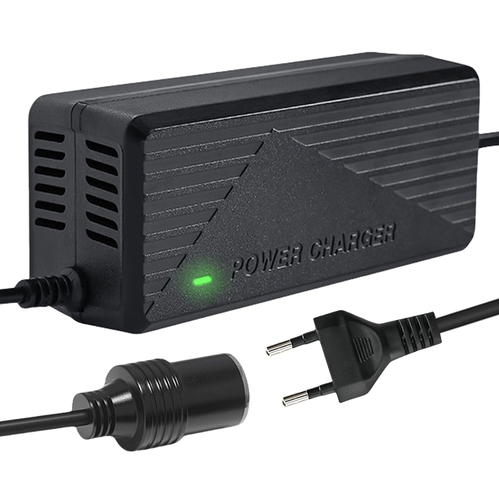Convertitore di tensione da 180 W, 15 A, 220 V a 12 V, adattatore CA a CC, con presa accendisigari, per frigorifero, aspirapolvere per auto, gonfiatore di pneumatici e compressore