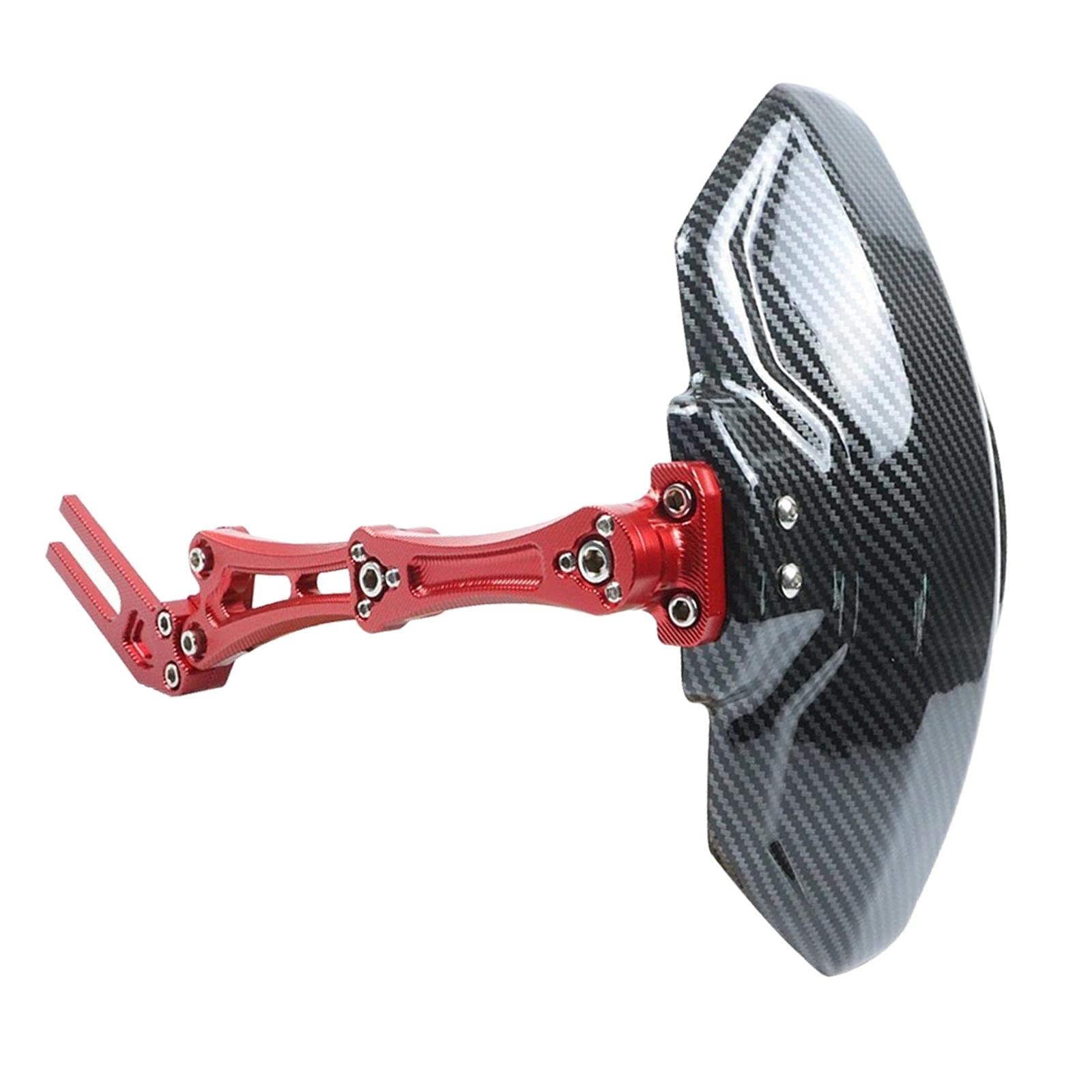 Amagogo Eletric Bike Schutzblech Hinterrad Spritzschutz Kotflügel Aluminiumlegierung Universal Zubehör Verhindert Verschmutzungen für Pendler Ausflüge Alltag