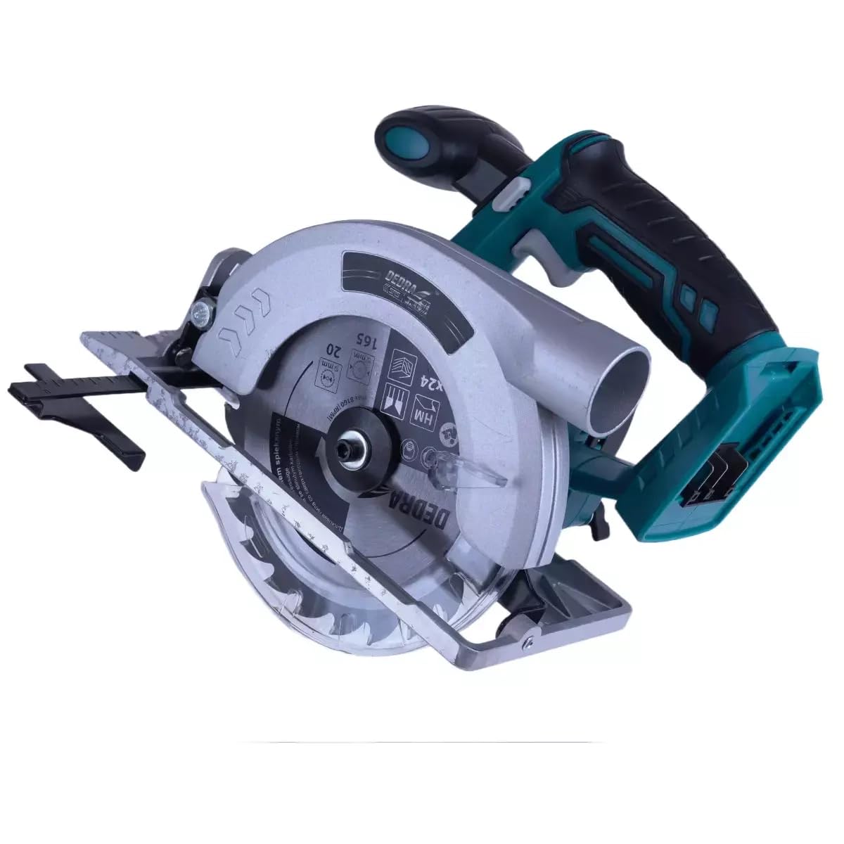 Dedra DED7064 – pilarka ręczna akumulatorowa 18 V, tarcza 165 mm, prędkość obrotowa 4200 obr/min, maksymalna grubość cięcia 55 mm, waga 2,8 kg