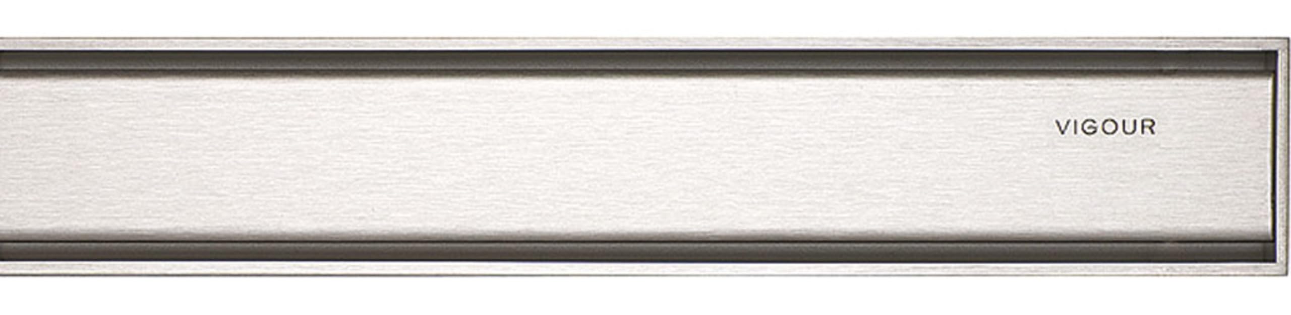 VIGOUR Designrost individual 3.0 Edelstahl 1000mm für Duschrinne | V3DR100E