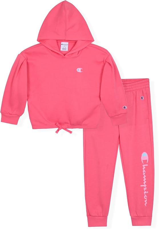 Champion Conjunto de buzo con capucha y pantalón deportivo para niñas