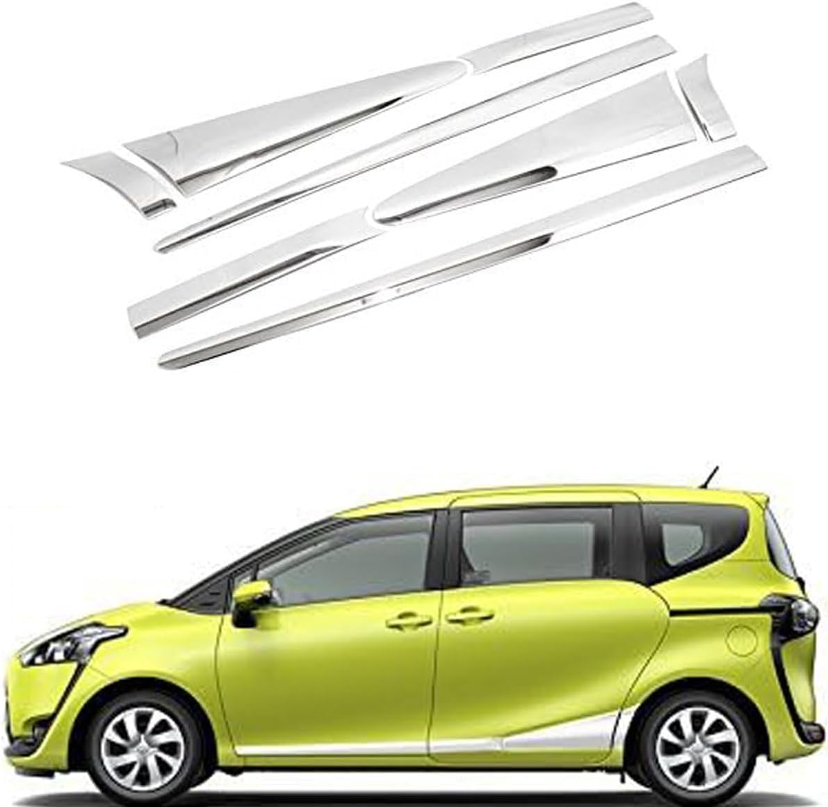 Amazon | サイドドアガーニッシュ 適用トヨタ シエンタ 170系 172 系  