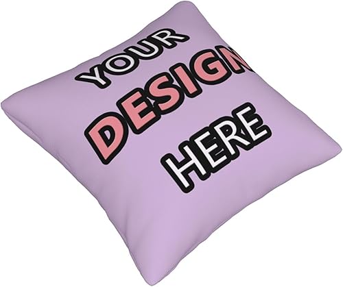 Miniatura 3 de Customized Pillow for Mother's Day Add Your TextLogo Here Customized Photo Pillowcase for Chair and Couch 12''x12'' Purple