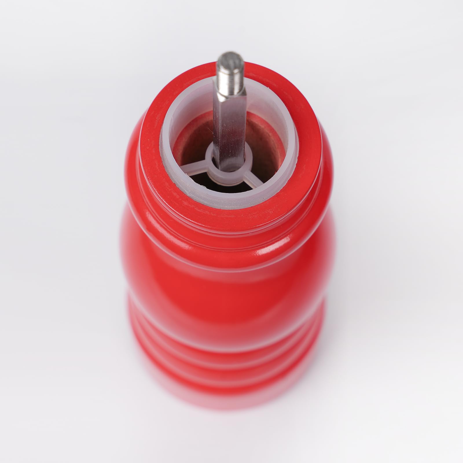 Glios Red Wooden Salt Hand Mill-Grinder 18 Cm-7.08 inch