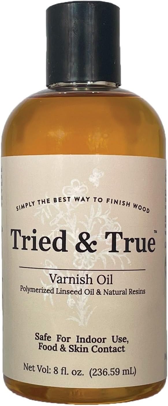 Tried & True Superior Varnish Oil Wood Finish & Sealer, 8 oz. Natural