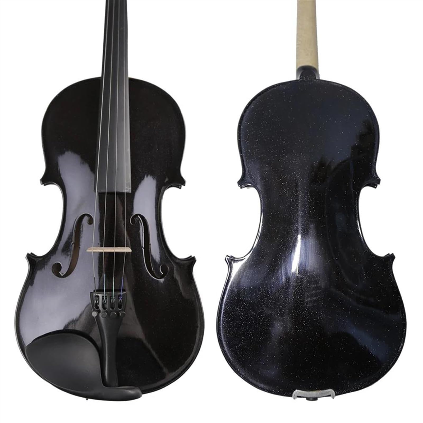 Violine Schwarze Violine Aus Ahornholz, Schülergeige(Size 1/2)
