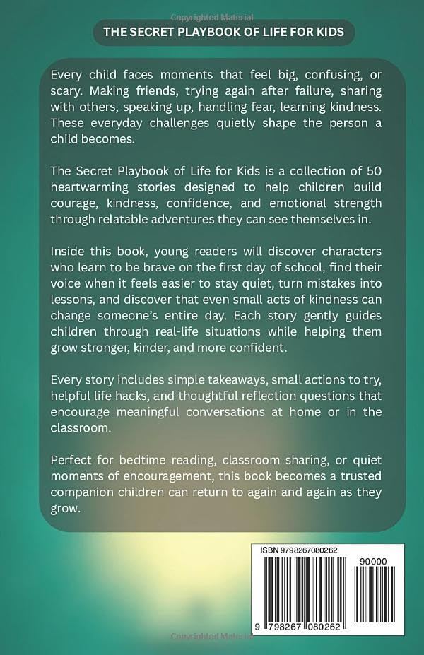 The Secret Playbook of Life For Kids: 50 Stories That Build Courage, Kindness, and Emotional Strength - Image 2