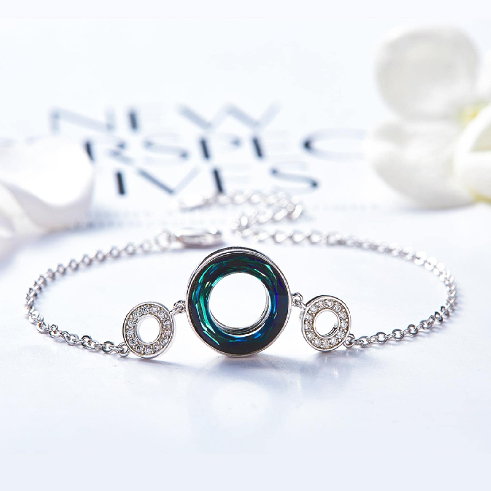 Braccialetto Braccialetti Donne Gioielli Impreziositi da Crystals Circle Personality Braccialetti Gift Amante