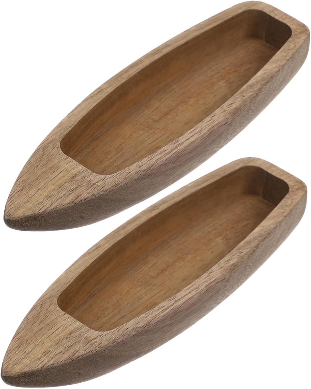 OUNONA Miniature Wooden Boat Craft Home Decor Nautical Decor for Bedroom Office