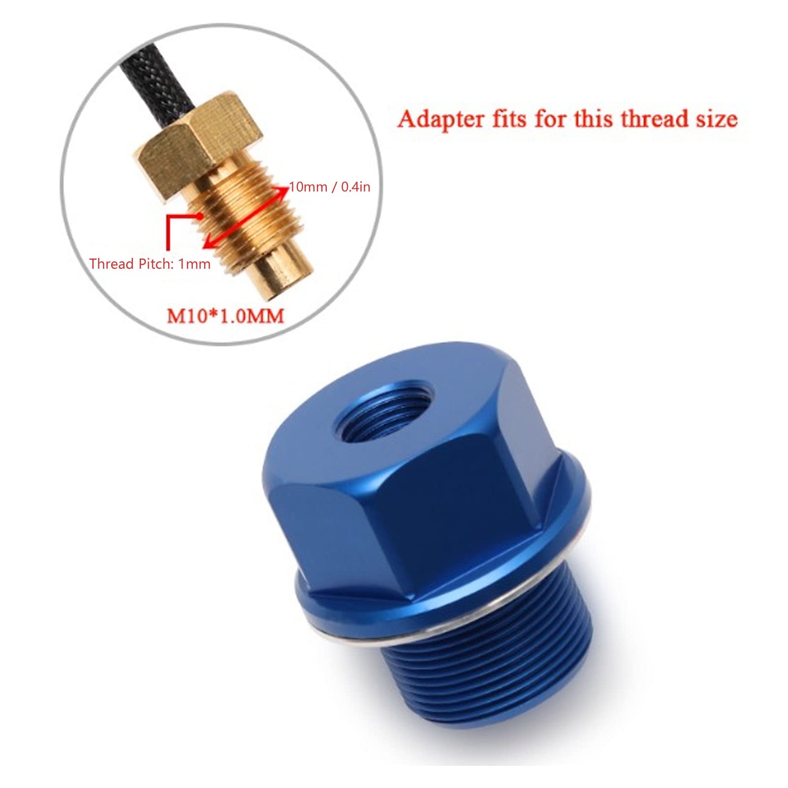 Termometro Digitale 4in1 Per Moto - Temperatura Olio/Acqua, Voltmetro, Tempo, LCD - Foto 6