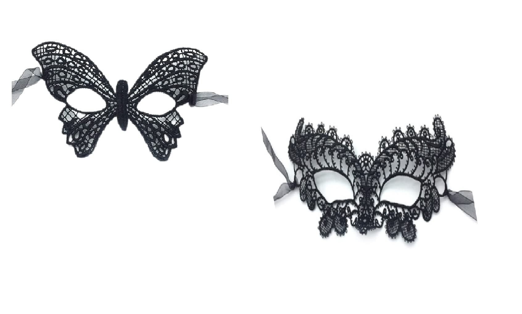 BHOOLU&GOOLU Womens Lace Eye Mask for Masquerade Fancy Dress Costume(M8&M9) - 2 Pcs/Set (B0BPJY6HCL) Amazon Price History, Amazon Price Tracker