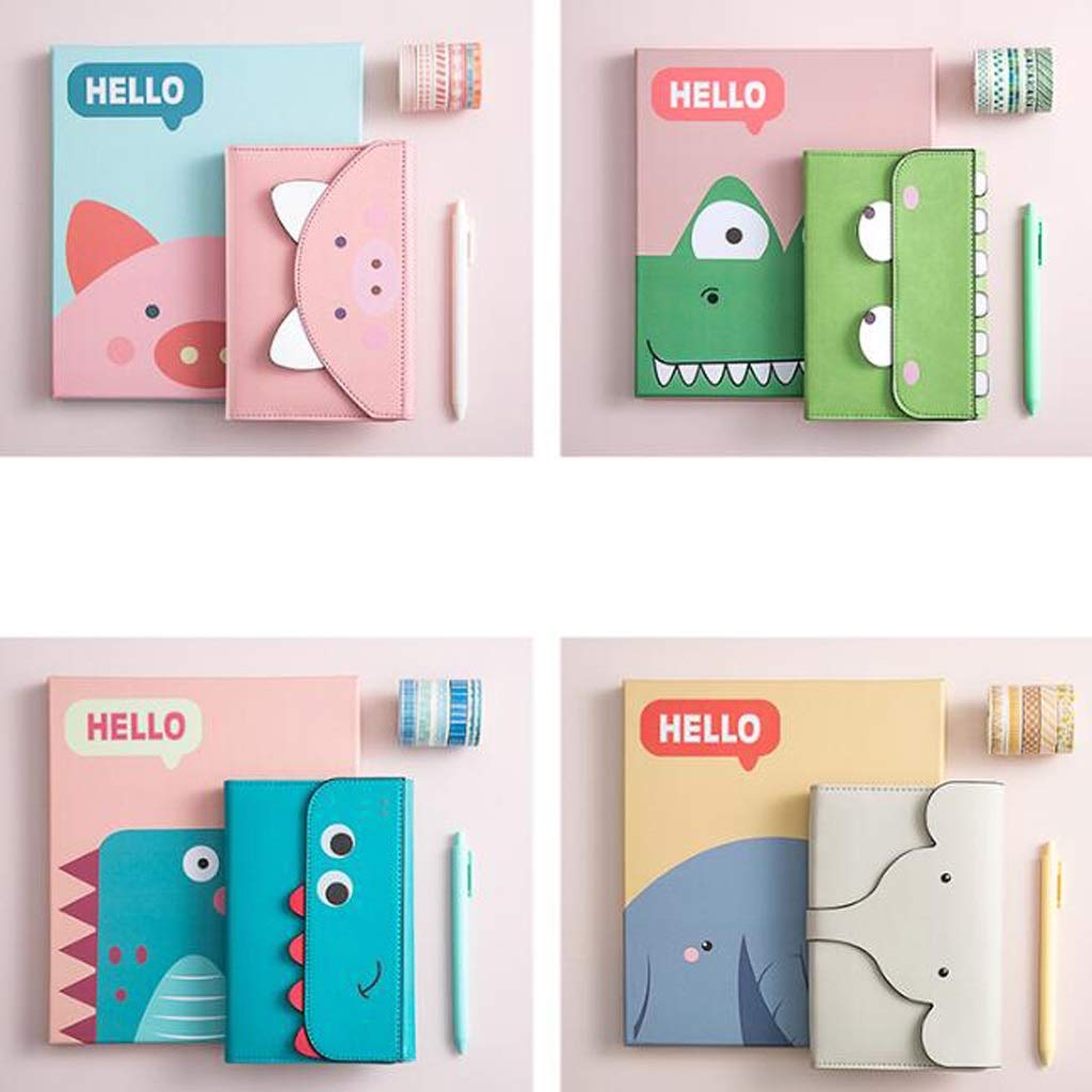 Journal carnet Journal Cute Girl Coeur Coeur Carré Square Petit Bloc-Note d'enfants Université Enfants Book Livre Simple Affaires de Bureau d'école (Color : Blue)