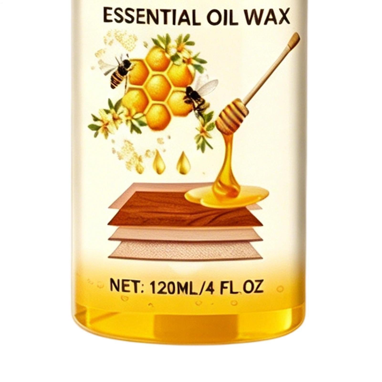 Polerowanie Drewna Woskiem Pszczelim,120ml Naturalna Wielofunkcyjna Przenośna Odżywka,Spray Do Drewna Z Gąbką - Do Wnętrz: Podłogi, Stoły, Krzesła, Salon, Sypialnia