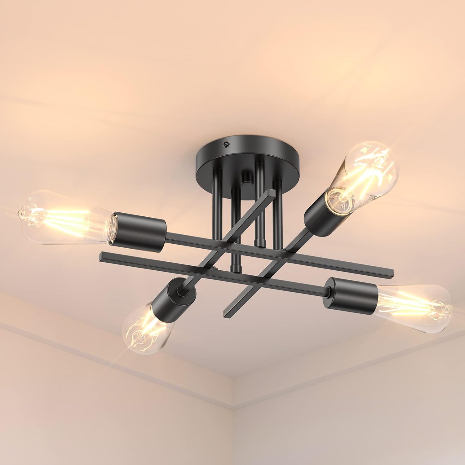 Step-by-step installation guide for the YONOK ceiling light