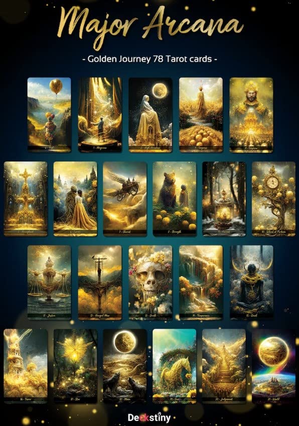 Amazon | Kancharo タロットカード 85 枚 タロット占い【ゴールデン