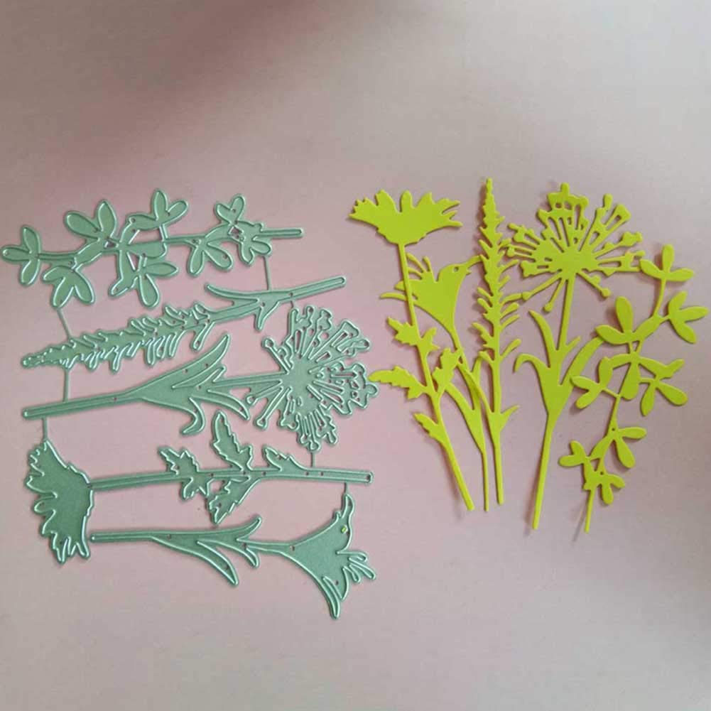24 Fustelle In Metallo A Spirale Con Fiori 3D, Per Realizzare Biglietti Fai Da Te Scrapbooking 666180