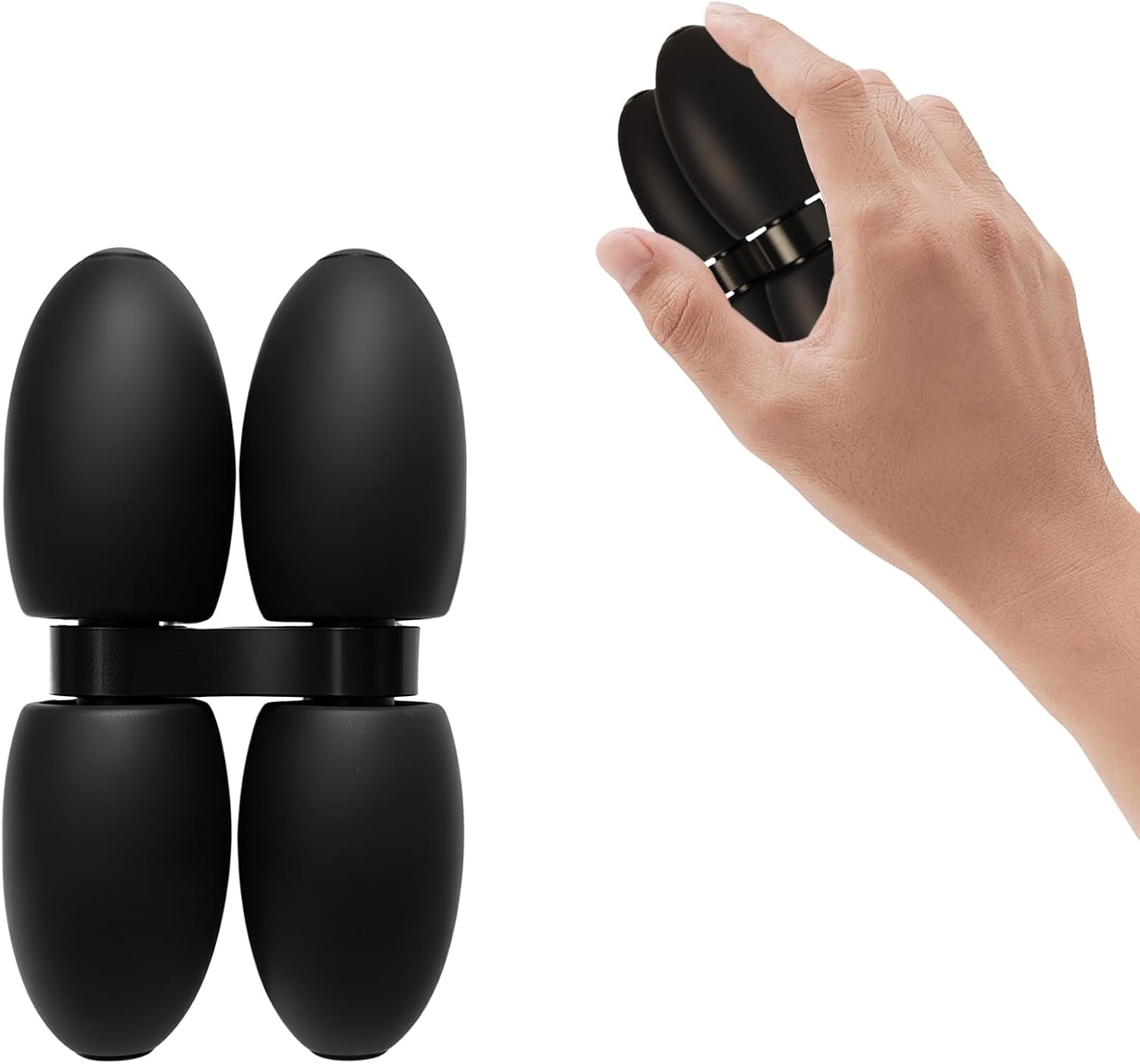 Metal Fidget Toys Adults 3 in 1-Slider/Spinning/Clicker Haptic Stress Relief Anxiety Autism ADHD EDC Toys Cool Gadgets--Black