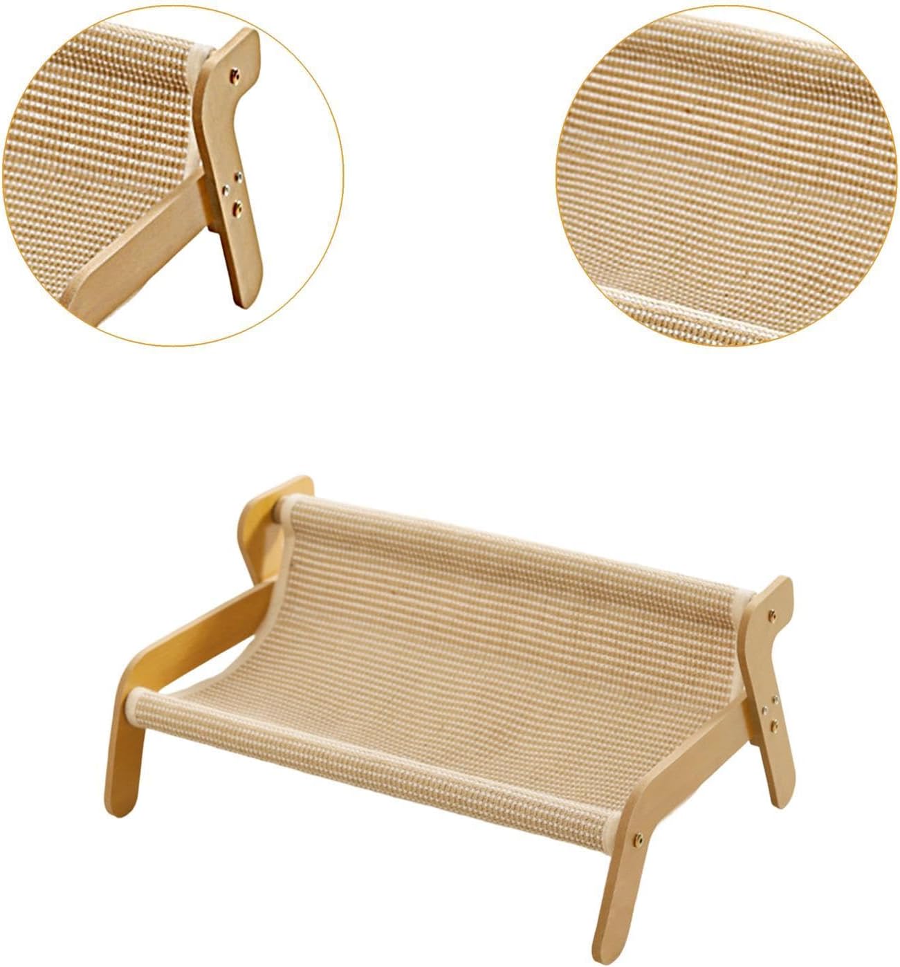 Generic Cat Scratcher Couch Bed Sturdy Sofa Shape Cute Modern Stylish Supplies Accessory, Linen