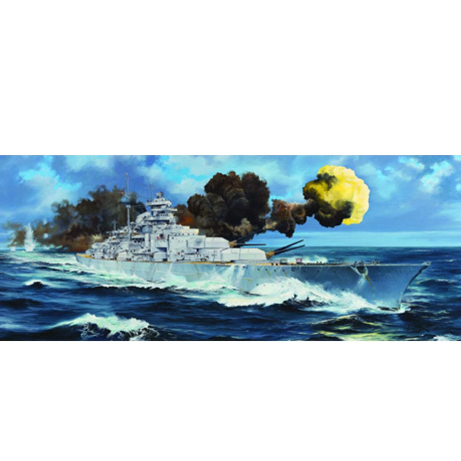 wheelfun Trumpeter 03702 - Nave da guerra in scala 1:200, modello statico per hobby