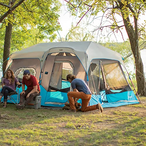 Carpa CORE instantánea para 9 personas con luz y kit miniatura 6