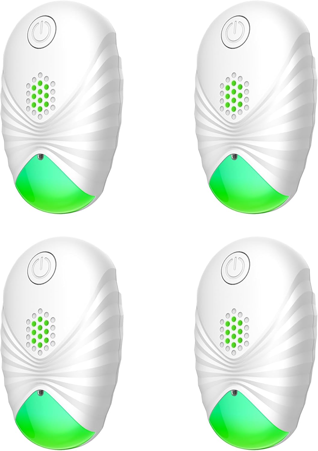 Air Purifiers for Home (4-Pack),Plug-in Air Purifier with Negative Ion Technology, Quiet Odor Elimin