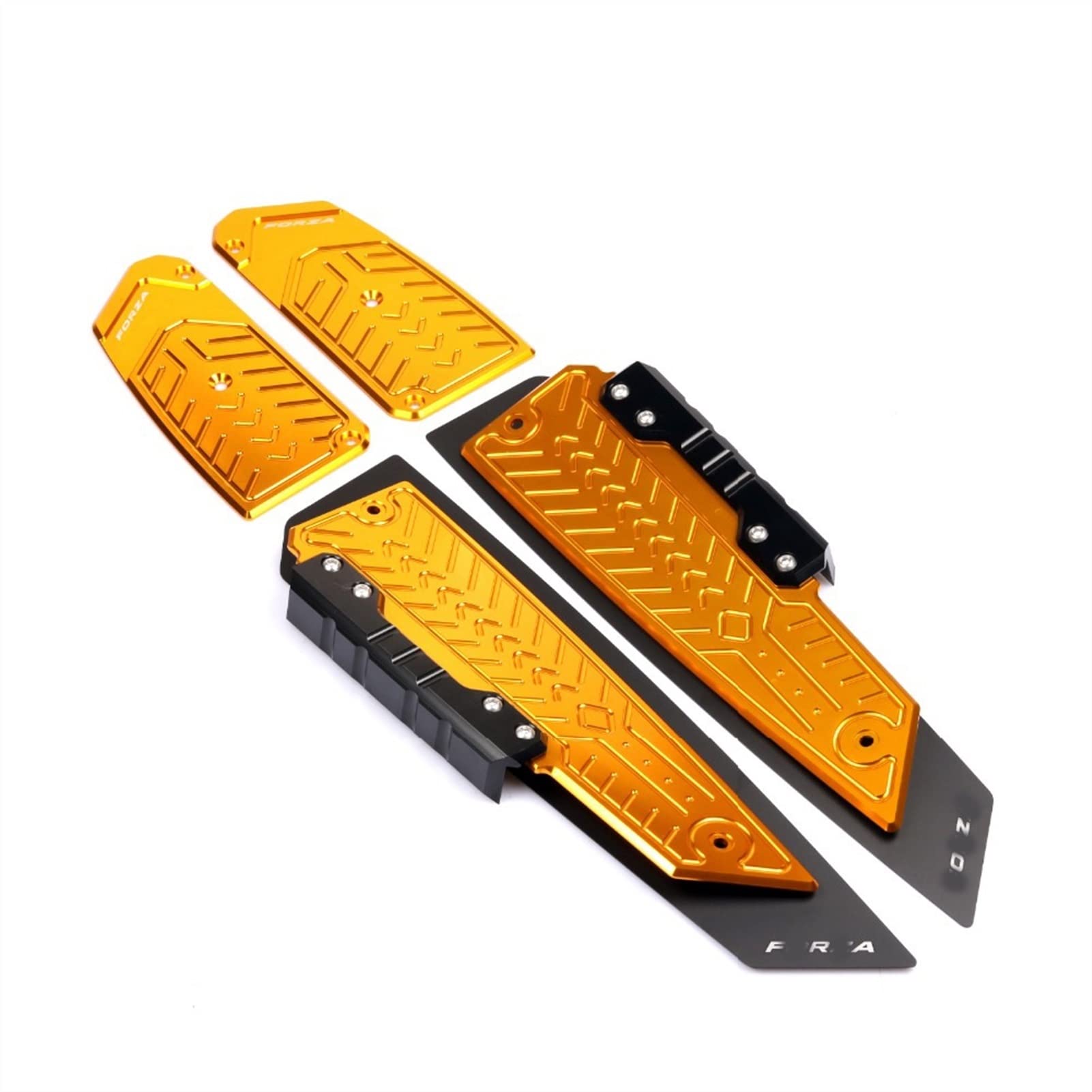Repose-Pieds Moto Honda Forza 350 NSS Marchepied Plaque de Pédale 2019 Gold