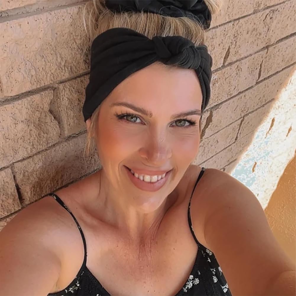 Amazon.com : Vercret Knotted Headbands for Women Boho Wide  display picture 1