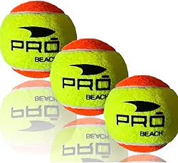 Kit com 3 Unidades Bola Beach Tennis PRO Stage 2 Aprovada ITF Beach Tenis Praia Treino