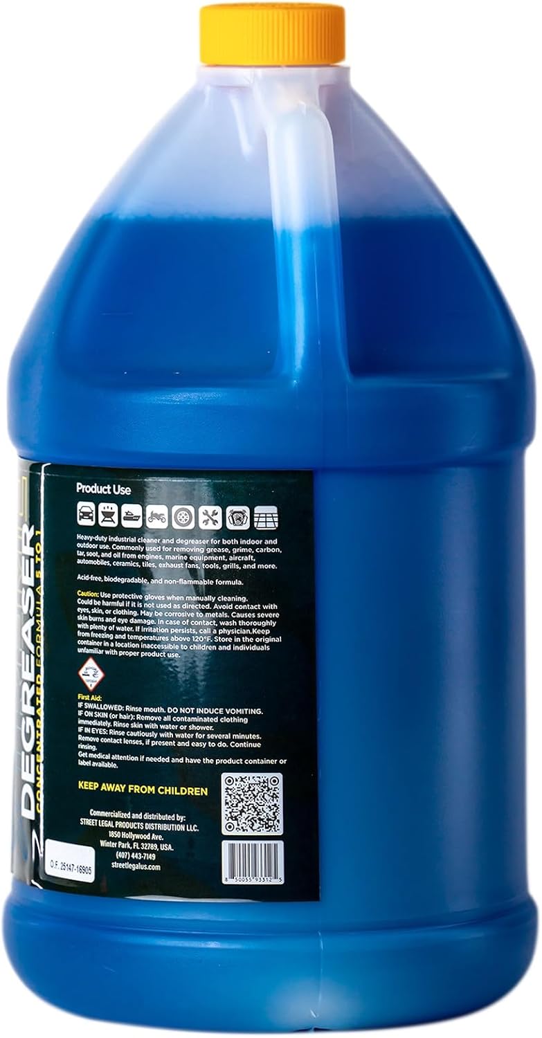 Blue Beast Xtreme Degreaser – Industrial Strength Cleaner for Engines, Machinery, Tools & More – 1 Gallon Premium Concentrate
