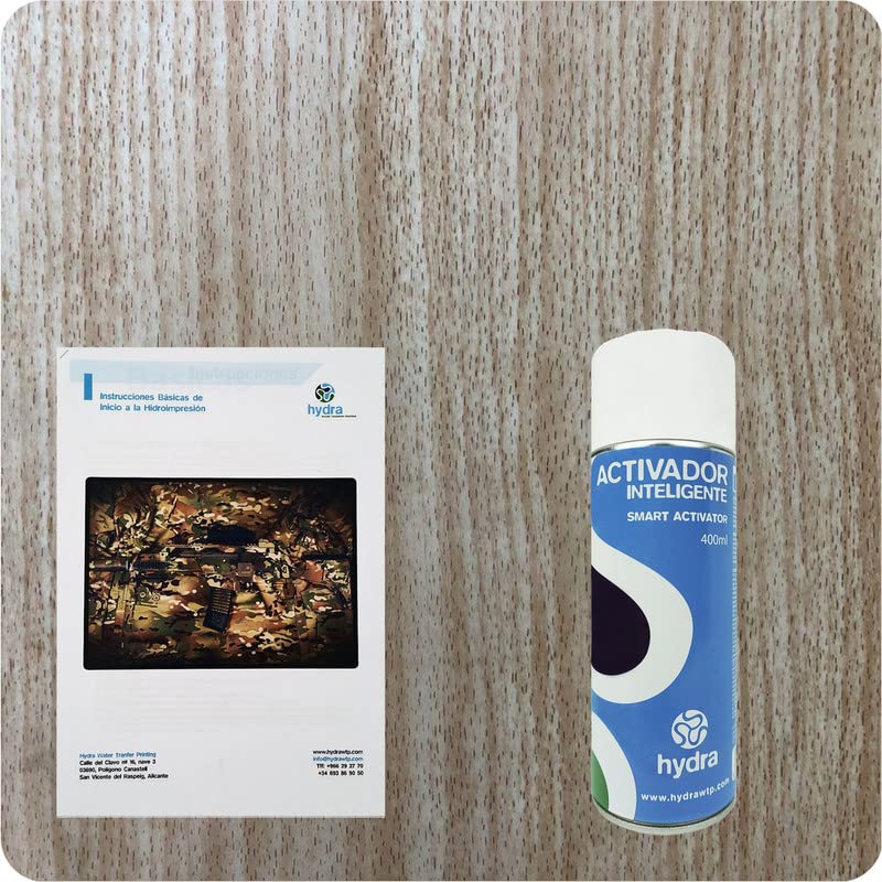 BASIC Hydro Dipping Kit Cubicatura Kit: Attivatore Spray 400 ml + pellicola cubicatura legno. Dimensioni: Larghezza: 50 cm. Lunghezza: 200 cm (HMA-331)