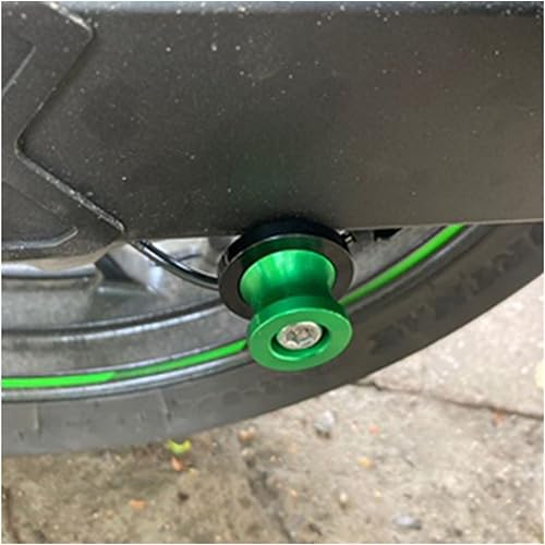 Miniatura 2 de Motocicleta CNC 8MM Swingarm Carretes Slider Stand Tornillos Bordado Llavero para Kawasaki Z900 Z900RS Z900SE 2017-2022 Anticaída Marco deslizante