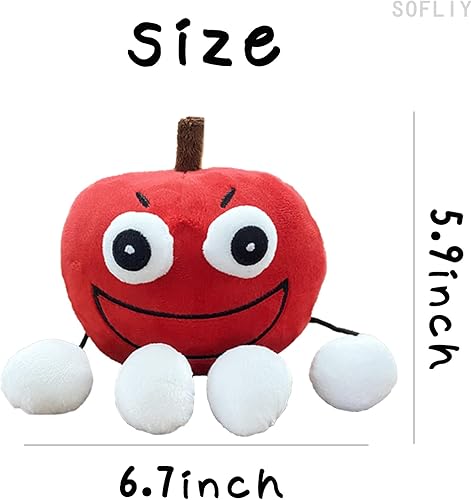 Miniatura 3 de SOFLIY Shovelware - Juguete de peluche para el cerebro, la muñeca de peluche suave de Apple para regalos de fanáticos, cumpleaños, Halloween,