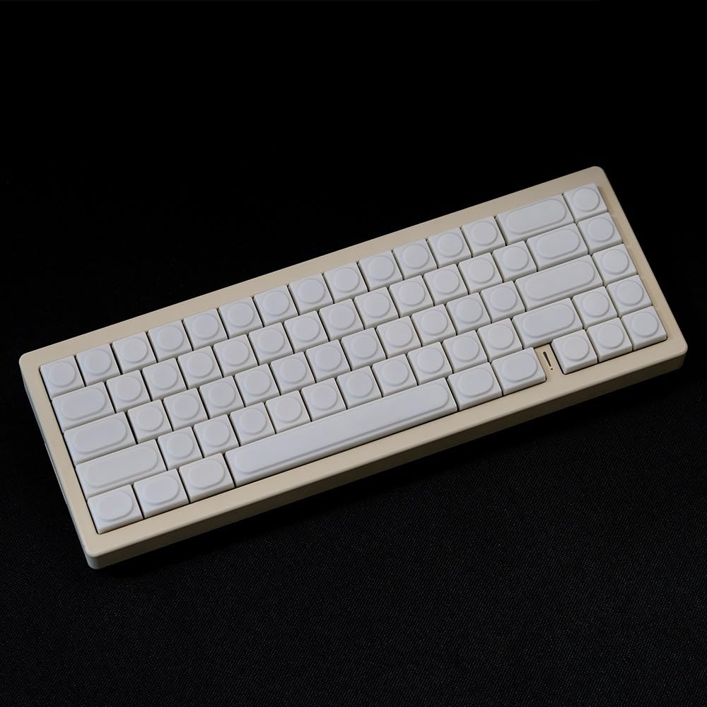 Amazon.co.jp: 透明なロープロファイルキーキャップ、カスタム