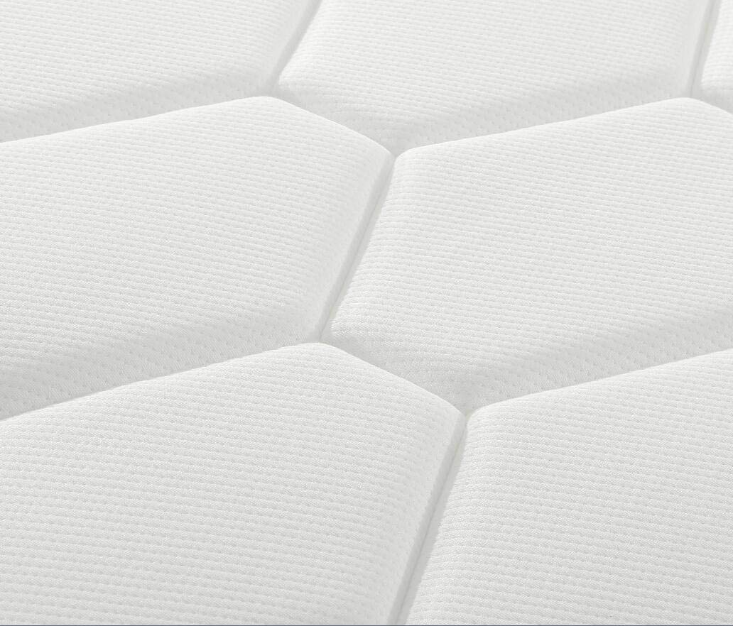 IZTOSS Matelas 90x190 avec Sommier à Lattes Bois et Pieds Démontables