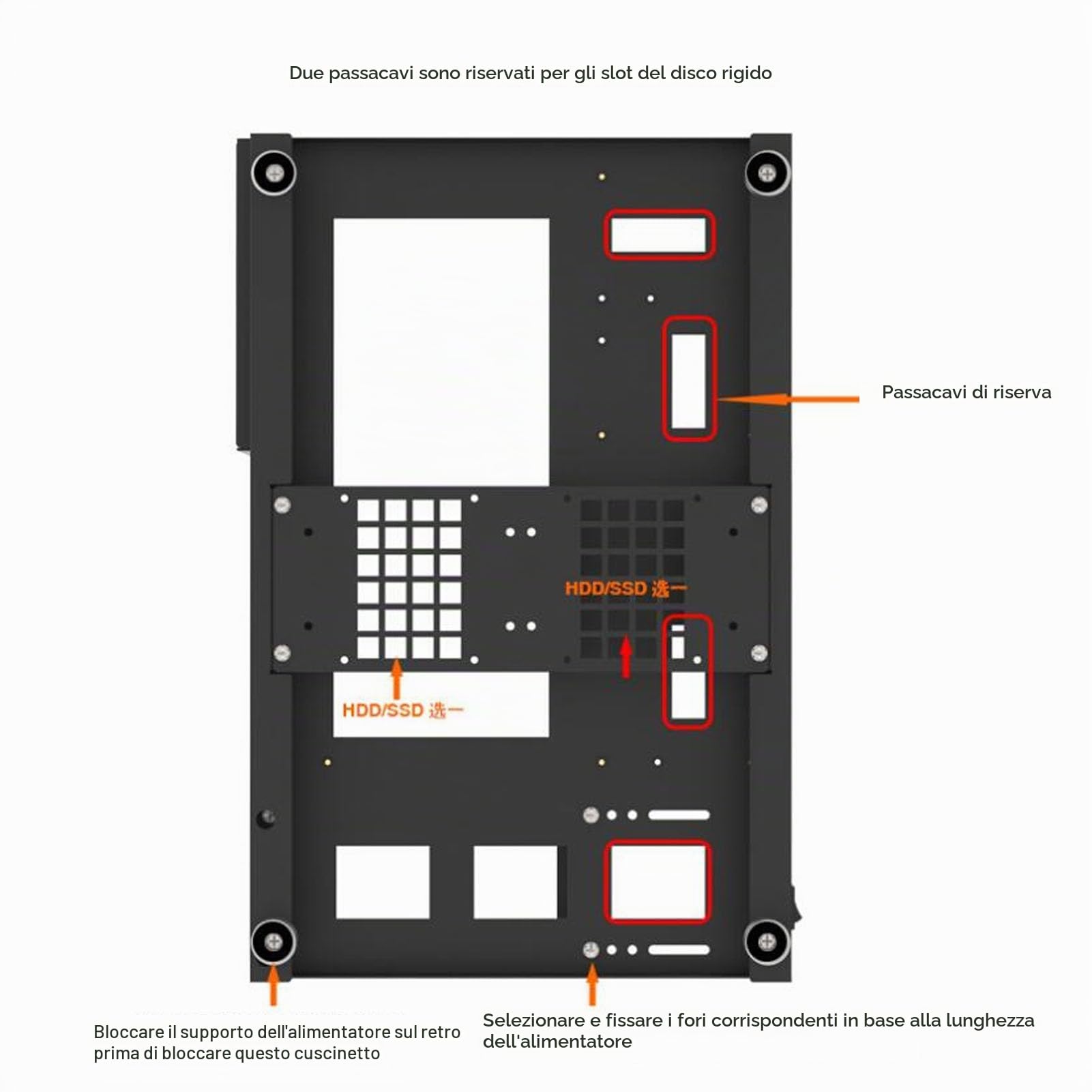 Rack per Scheda Madre Aperto ATX per Computer, Chassis per Computer ATX, Custodia per Computer da Gioco Fai-da-Te in Acciaio, Rack per Scheda Madre del Computer ATX M ATX ITX