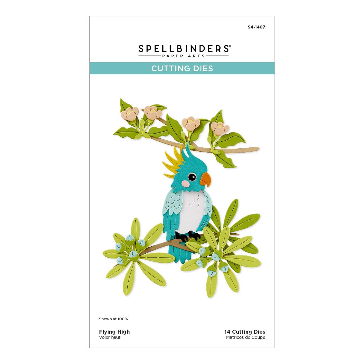 Spellbinders Flying High Etched Dies from The Cheerful Chirps Collection