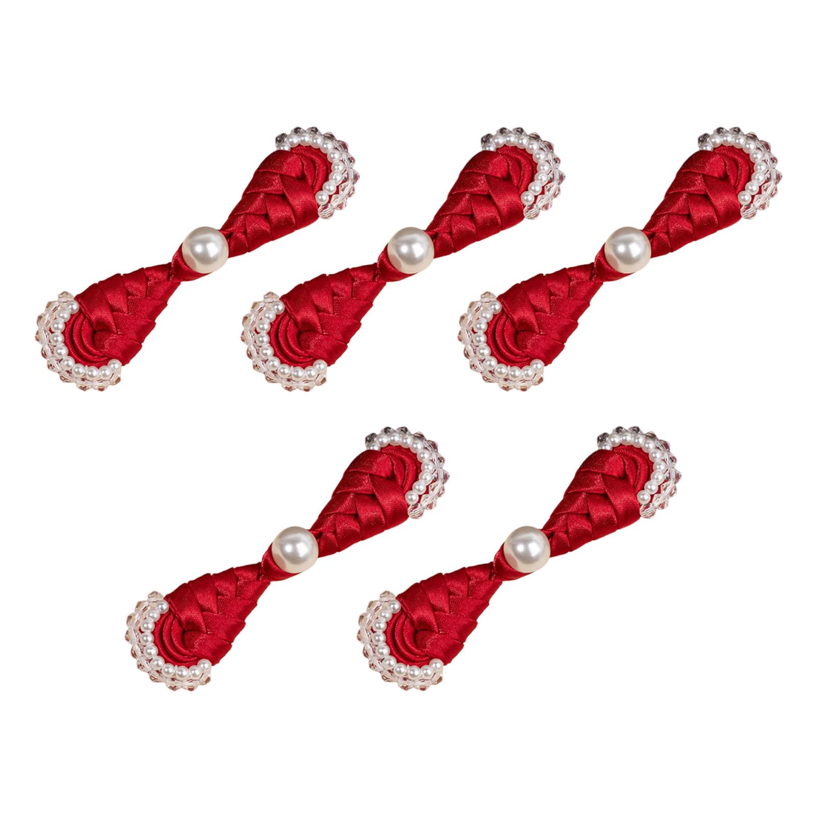 Shntig Light B Ur Gundy Sophisticated Clothing Accessories Satins Fabric Knots For Ethnic Garment Embellishment Chinese Collar Button