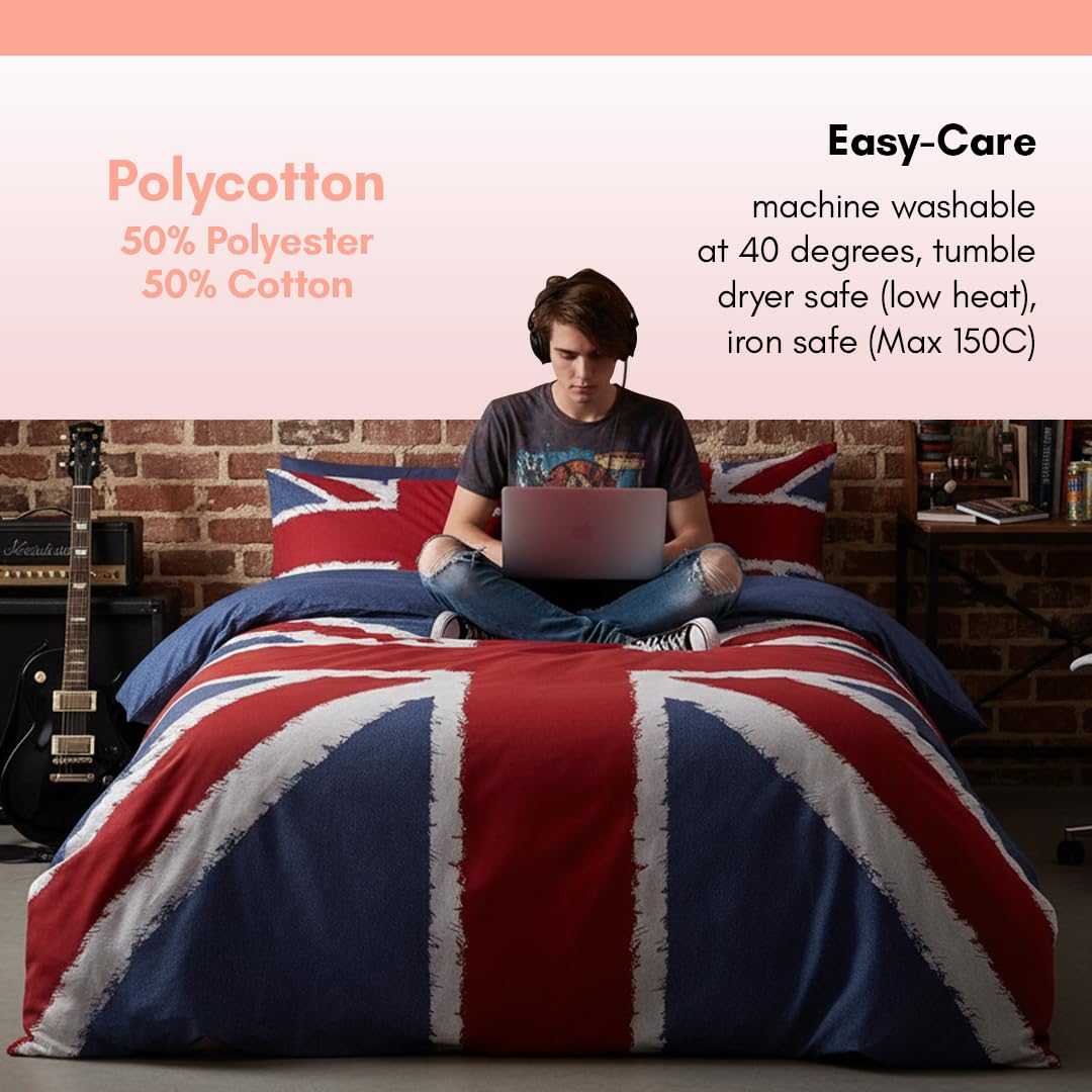 Copri Valigia Elasticizzato Fonefunshop Union Jack | Adatto Per Valigie Da 66 A 71 Cm - 2