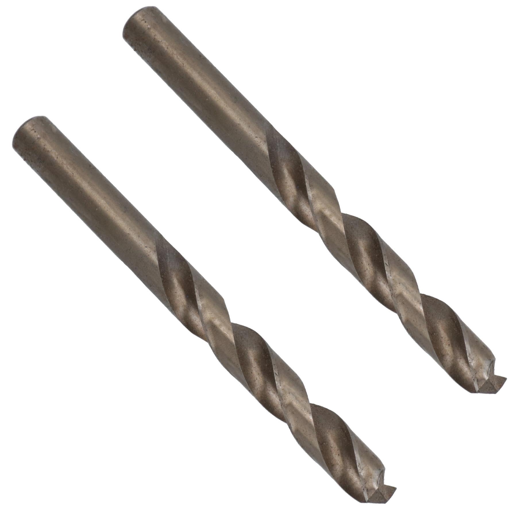 13mm Metric HSS Cobalt Steel Drill Bit with 12mm Shaft for 1/2in Chuck 2pc